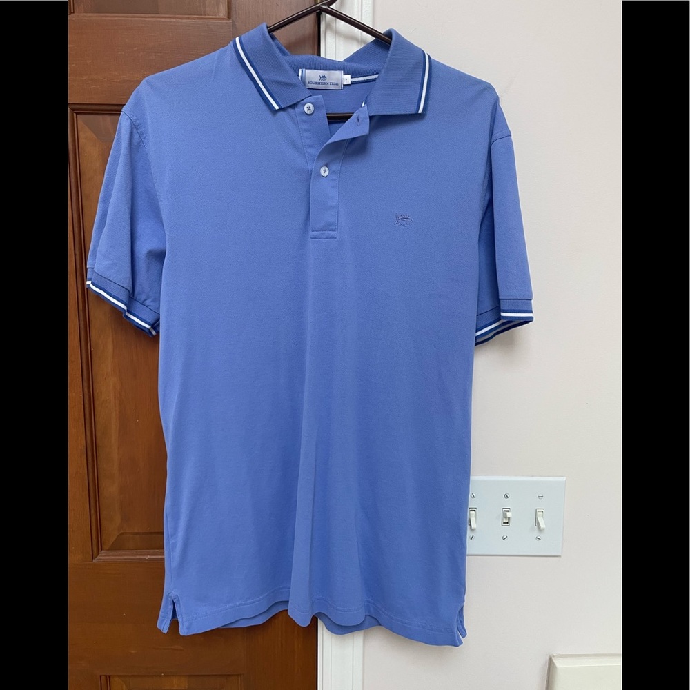 Southern Tide  Mens Blue Polo shirt ..like new